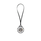 JeevzPlug AP x Swatch Royal Pop Ocho Negro black bioceramic pocket watch with a black leather lanyard