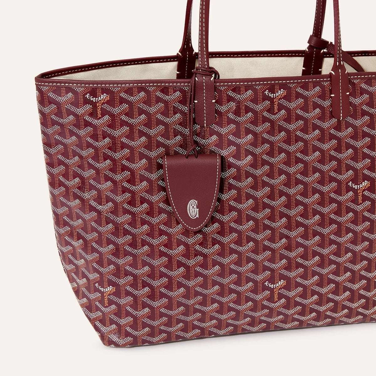 GOYARD SAINT LOUIS TOTE PM BURGENDY