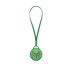 JeevzPlug AP x Swatch Royal Pop Green Eight pocket watch in green bioceramic with a matching leather strap