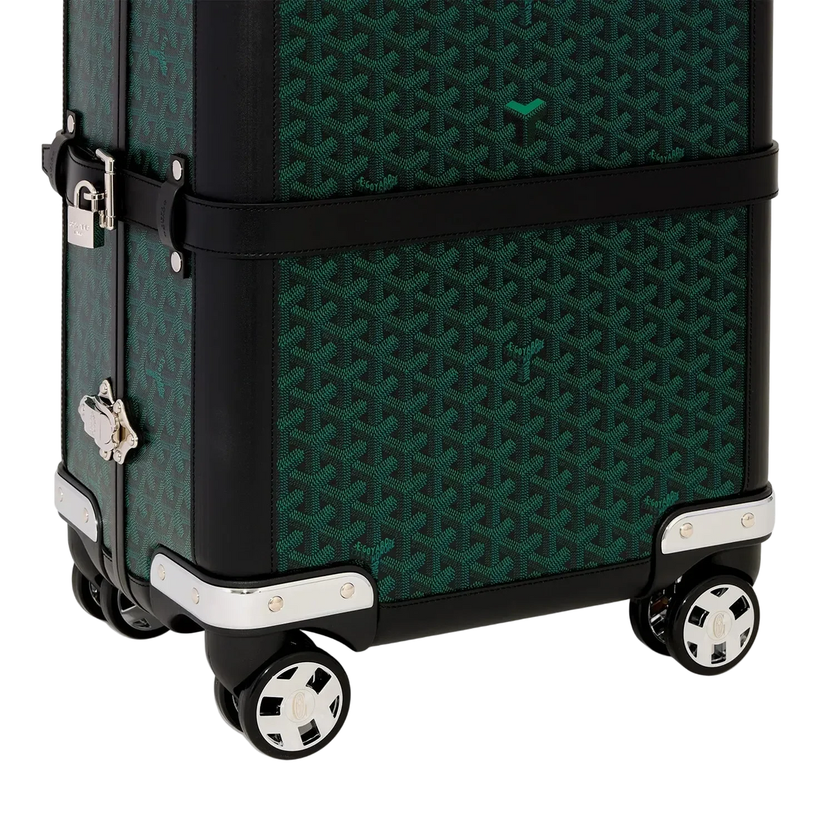 Goyard Bourget PM Trolley Case Evergreen