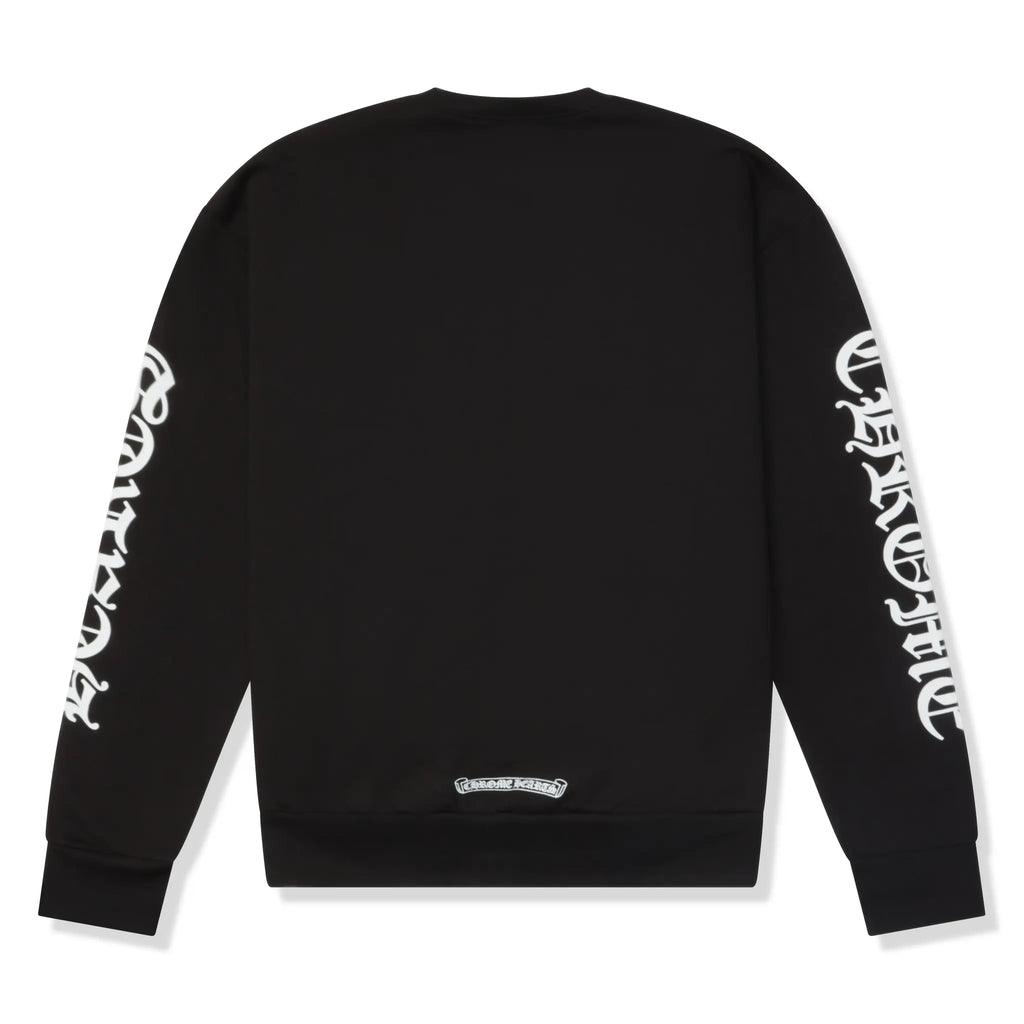 Chrome Hearts 1998 Neck Logo Black White Sweatshirt