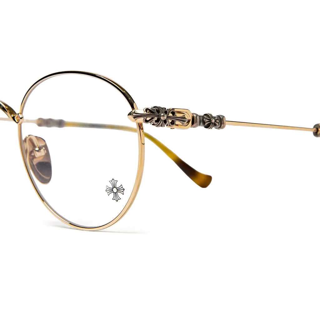 Chrome Hearts Bubba - A Gold Sunglasses