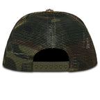 Chrome Hearts CH Hollywood Camo Green Trucker Cap