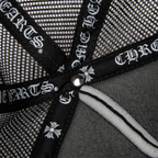 Chrome Hearts CH Hollywood Usa Black Trucker Cap