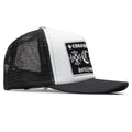 Chrome Hearts CH Hollywood White Black Trucker Cap