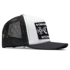 Chrome Hearts CH Hollywood White Black Trucker Cap