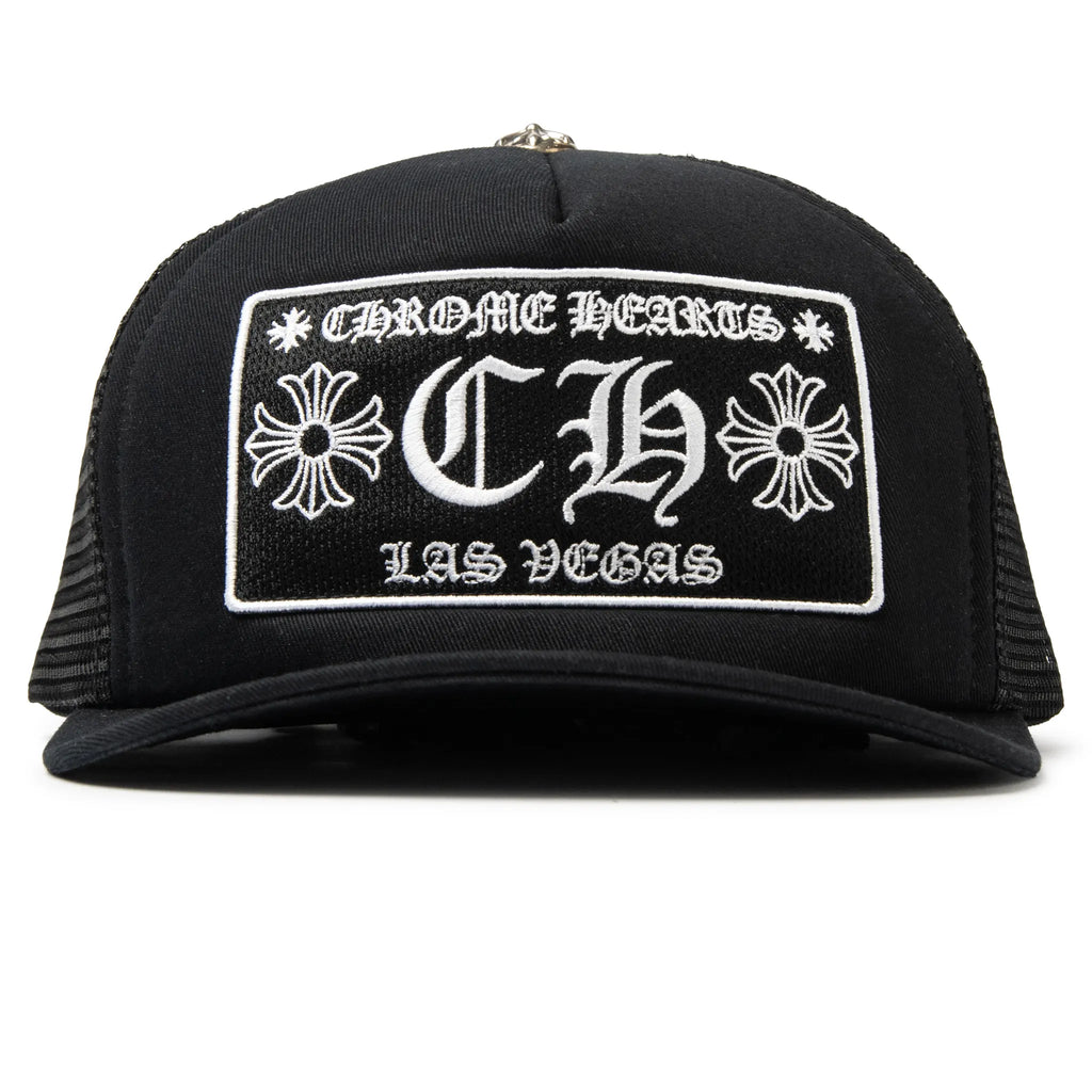 Chrome Hearts CH Las Vegas Black Trucker Cap