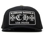 Chrome Hearts CH Las Vegas Black Trucker Cap