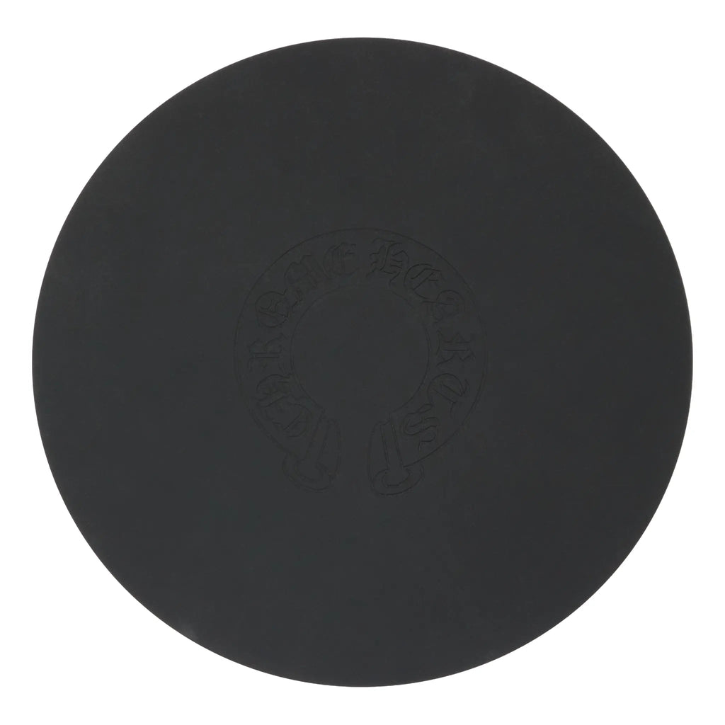 Chrome Hearts Cross Logo Round Black Rubber Mat
