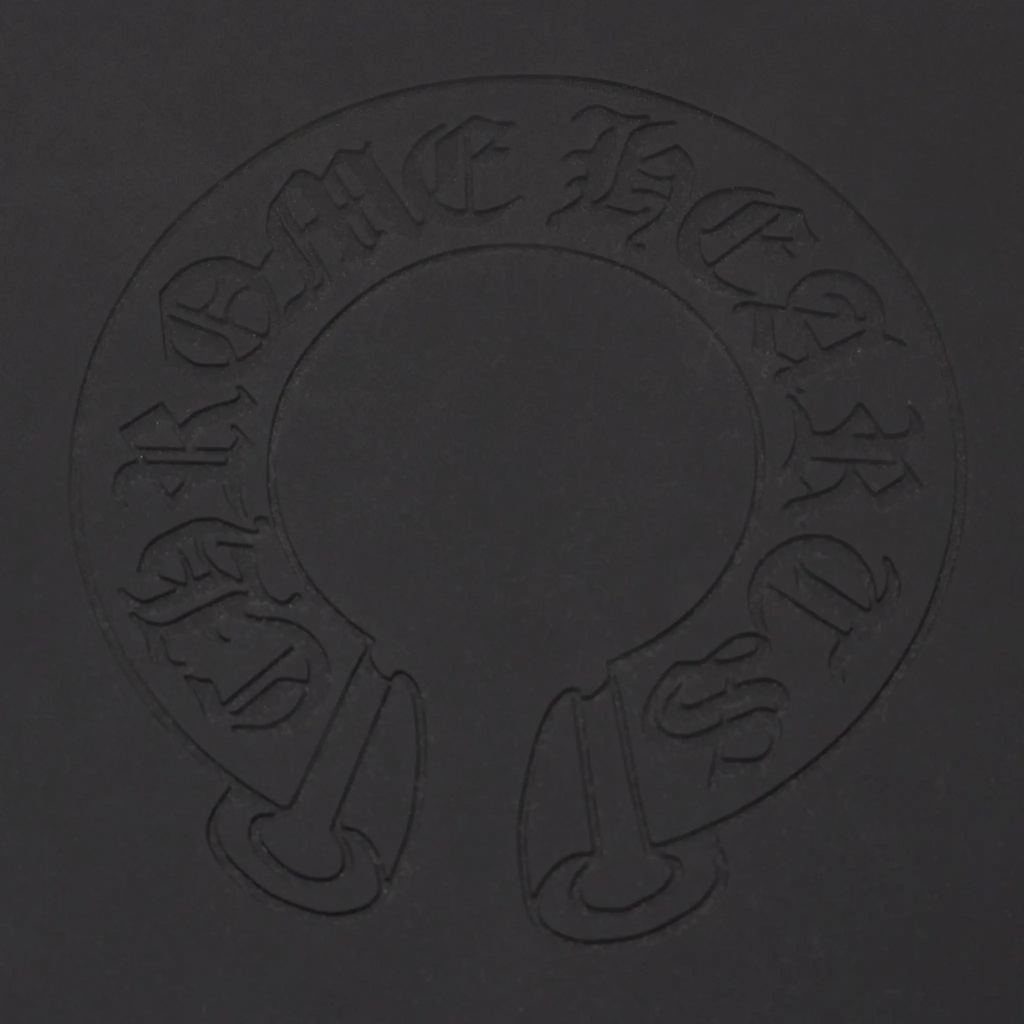 Chrome Hearts Cross Logo Round Black Rubber Mat