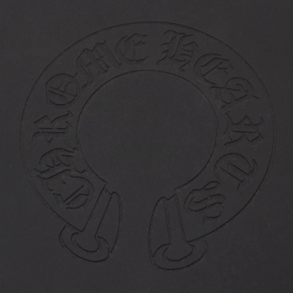 Chrome Hearts Cross Logo Round Black Rubber Mat