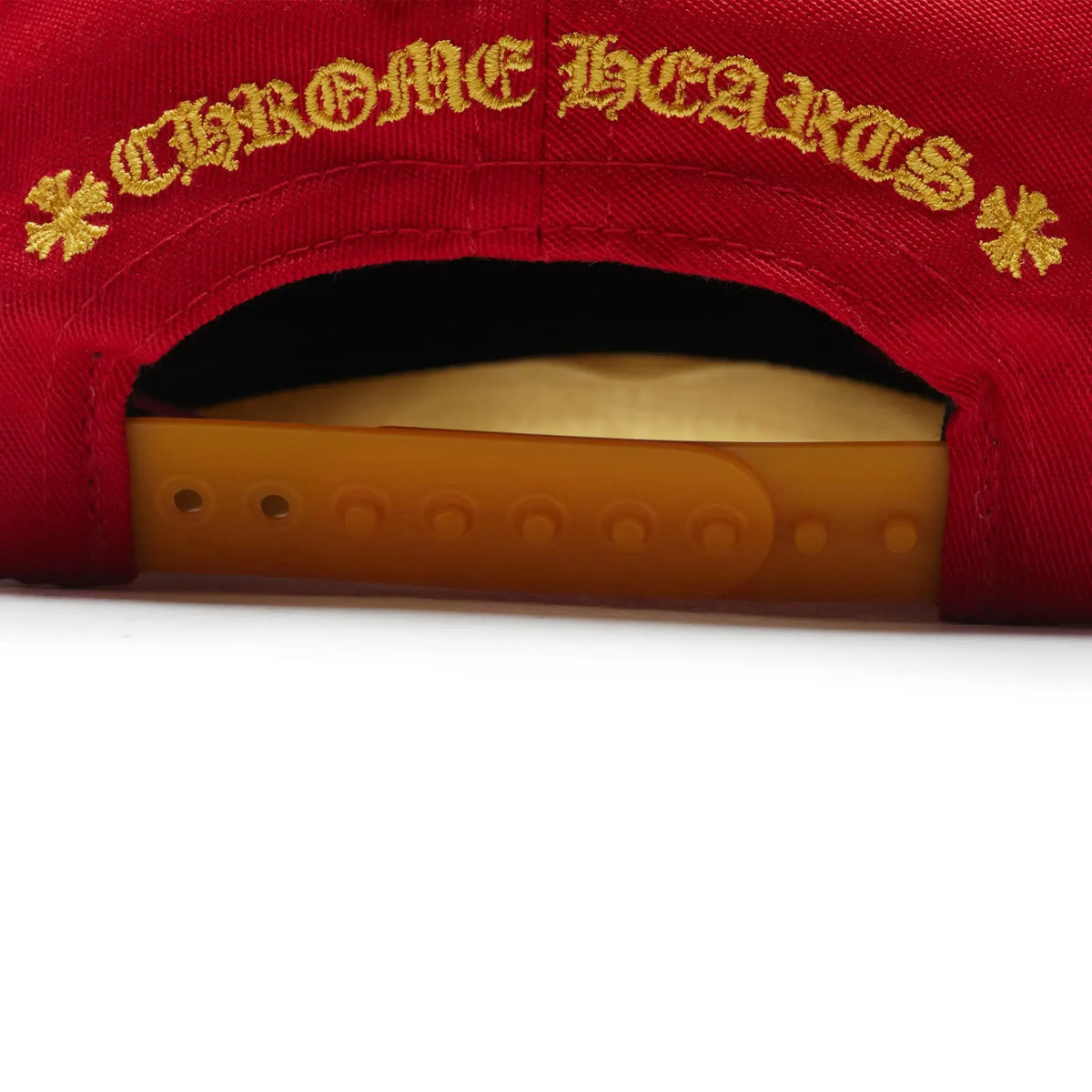 Chrome Hearts Cross Patch Red Yellow Baseball Cap