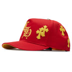 Chrome Hearts Cross Patch Red Yellow Baseball Cap