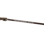 JeevzPlug Chrome Hearts Diamond Dog sunglasses temple detail featuring branded light brown acetate and silver hinge