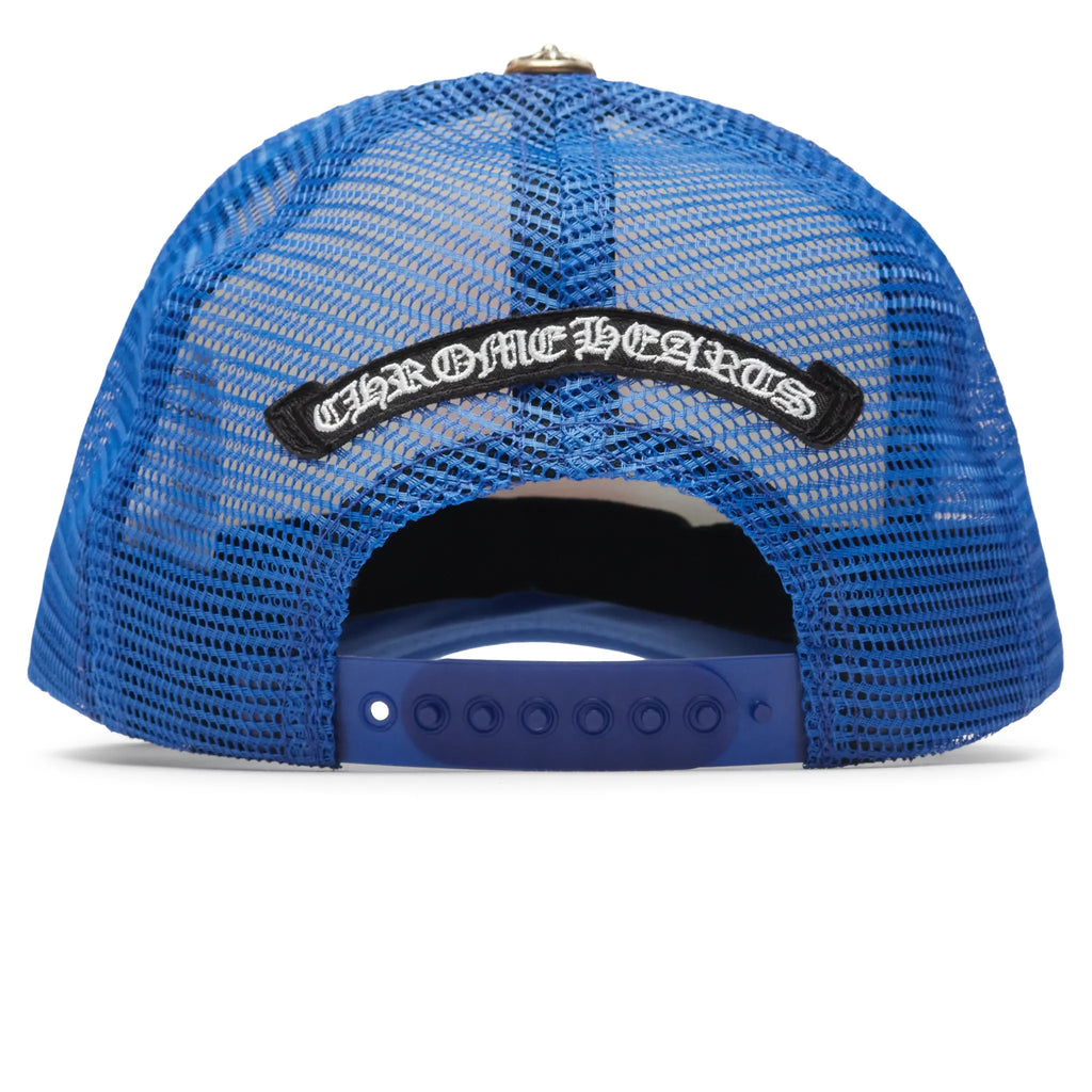 Chrome Hearts Eyechart Blue White Red Trucker Cap