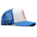 Chrome Hearts Eyechart Blue White Red Trucker Cap