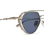 Chrome Hearts Free Ride Brushed Alloy Sunglasses