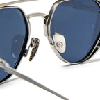 Chrome Hearts Free Ride Brushed Alloy Sunglasses