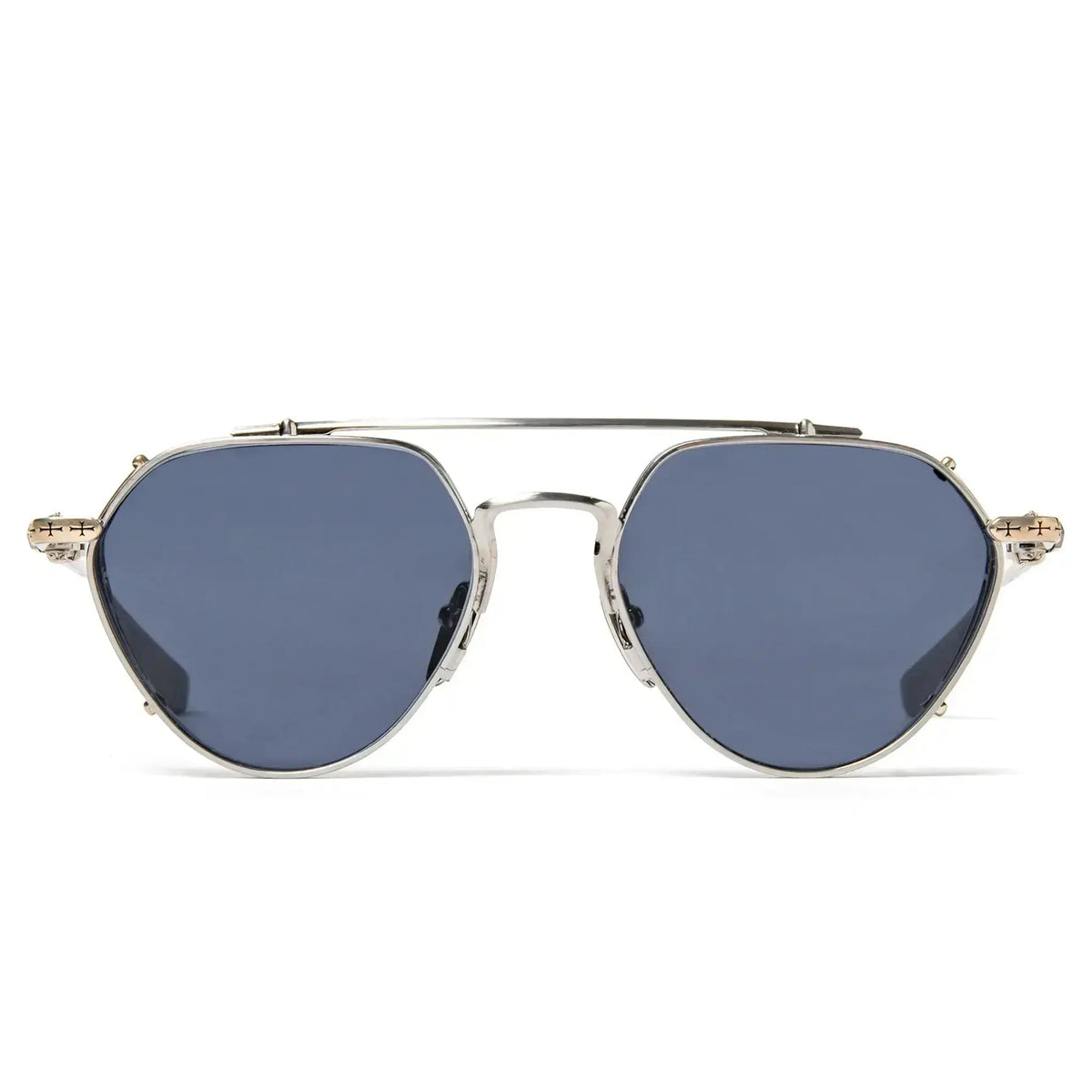 Chrome Hearts Free Ride Brushed Alloy Sunglasses