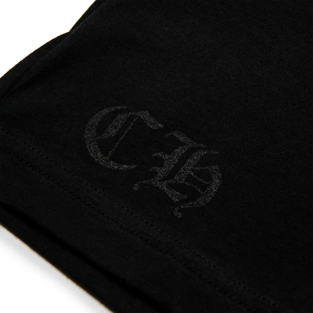 Chrome Hearts Manchester Exclusive Horse Shoe Pocket Logo L/S Black T Shirt