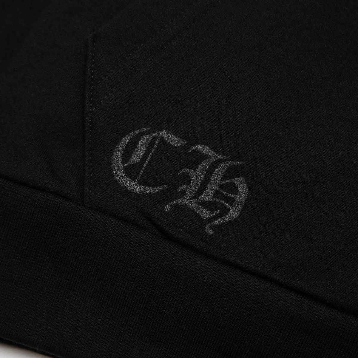 Chrome Hearts Manchester Exclusive Horse Shoe Zip-Up Black Hoodie