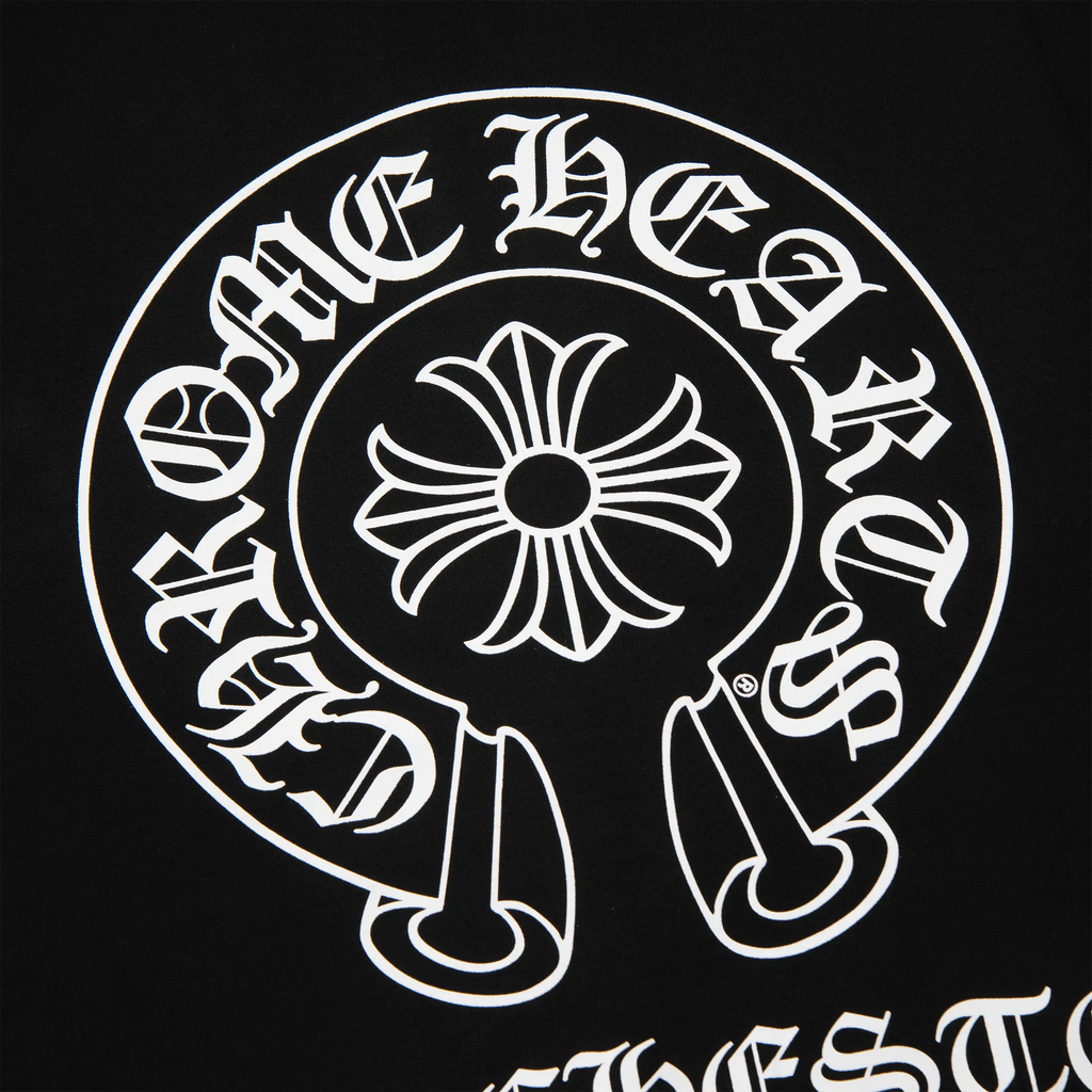 Chrome Hearts Manchester Exclusive Horse Shoe Zip-Up Black Hoodie