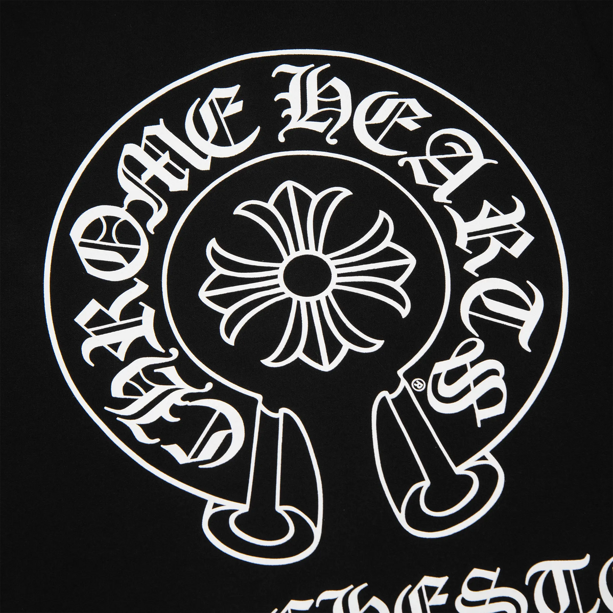 Chrome Hearts Manchester Exclusive Horse Shoe Zip-Up Black Hoodie