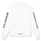 Chrome Hearts 1988 Neck Logo L/S White Black T Shirt