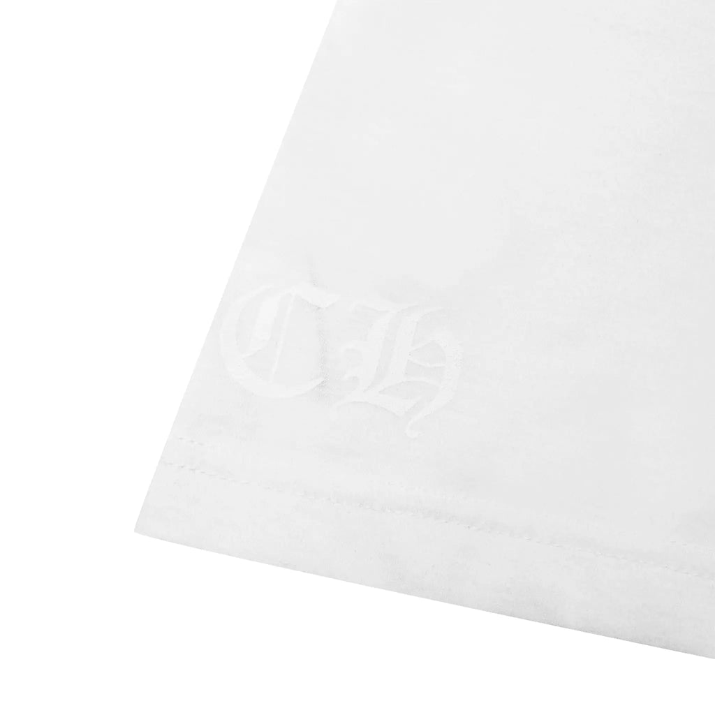 Chrome Hearts 1988 Neck Logo L/S White Black T Shirt