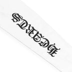 Chrome Hearts 1988 Neck Logo L/S White Black T Shirt