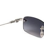Chrome Hearts Pills III Silver Black Sunglasses