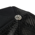 Chrome Hearts CH Hollywood Usa Black Trucker Cap