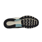 JeevzPlug Nike P-6000 Flat Pewter sneaker showing the durable black and cream rubber outsole with blue arch support