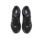 JeevzPlug ASICS Gel-1130 men's running shoes in black and pure silver with mesh upper and GEL cushioning