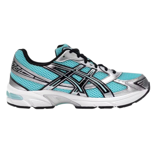 JeevzPlug Asics Gel 1130 sneakers in larminar blue and silver with mesh upper and black detailing