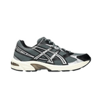 JeevzPlug ASICS Gel-1130 sneakers in steel grey and black with mesh uppers and GEL cushioning for comfort.