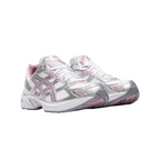 JeevzPlug ASICS Gel 1130 Taro Purple sneakers featuring white mesh, silver overlays, and purple accents.