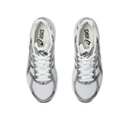 JeevzPlug ASICS Gel-1130 sneakers in white and pure silver with breathable mesh and synthetic leather overlays