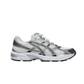 JeevzPlug ASICS Gel-1130 sneaker in white and pure silver with mesh and synthetic leather overlays
