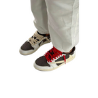 JeevzPlug Nike Air Jordan 1 Low Travis Scott Reverse Mocha sneakers with brown suede and cream leather on feet