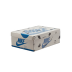 JeevzPlug Nike Air Jordan 1 Travis Scott Fragment sneaker box in sail and military blue with co-branded logos