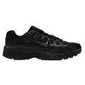 JeevzPlug Nike P-6000 sneaker in all-black with mesh and leather overlays, side profile view.