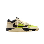 JeevzPlug Travis Scott x Jordan Jumpman Jack TR sneaker in bright cactus green canvas and muslin leather with strap