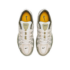 JeevzPlug Nike P-6000 Cargo Khaki trainers featuring mesh and leather overlays in olive and light orewood brown tones