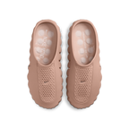 JeevzPlug Nike Mind 001 Slide in Sand Drift hemp colour with a molded one-piece upper and textured footbed.