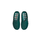 JeevzPlug Nike Mind 001 Slide in Mineral Slate green with a minimalist one-piece slip-on design and contoured footbed.