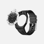 Swatch x AP Royal Pop Ocho Negro Rubber Case-Strap