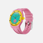 OTG ROZ Swatch x AP Royal Pop Rubber Case-Strap