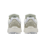 JeevzPlug Nike P-6000 sneakers in white, sail, and vast grey viewed from the back showing the heel and sole details.