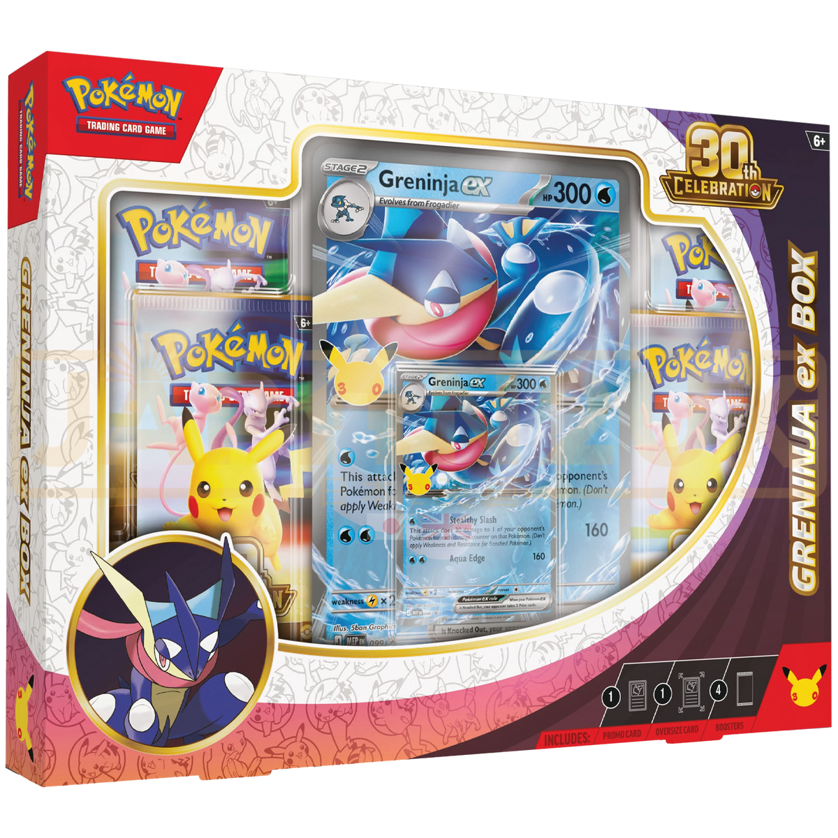 Pokemon 30th Celebration Greninja ex English Collection Box